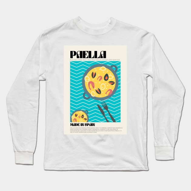 Paella Long Sleeve T-Shirt by osmansargin